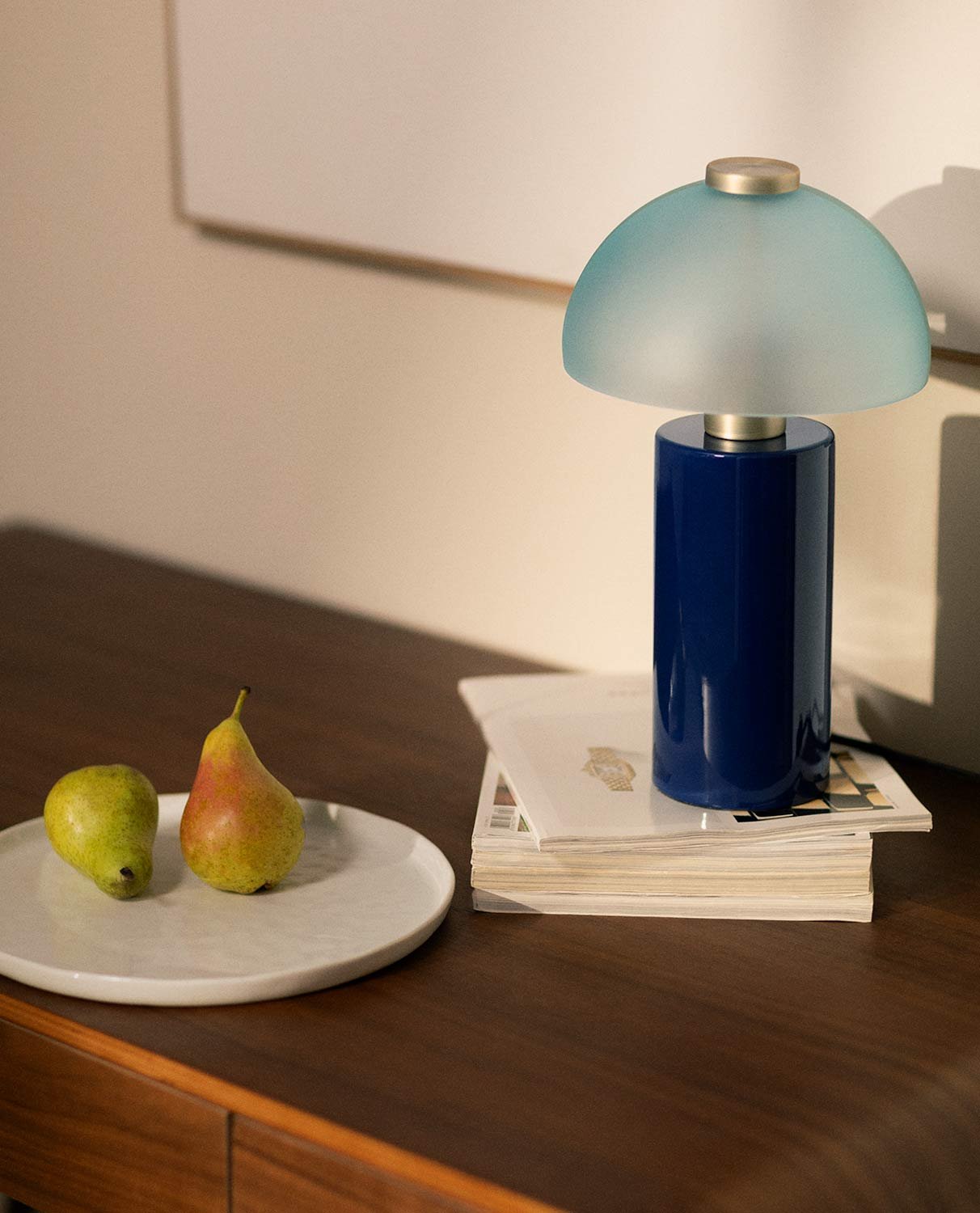 Iron and Glass Table Lamp (Ø19,5) Seta Vidre, gallery image 2