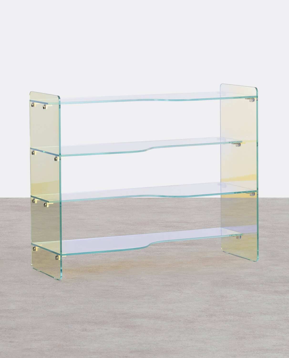 Iridiscent Tempered Glass Shelf (110x40) Iris, gallery image 1