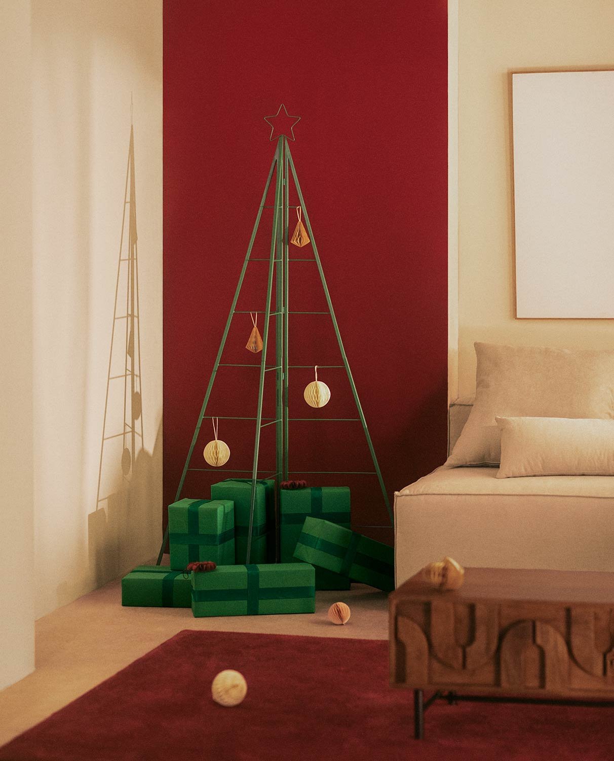 Nova Folding Metal Christmas Tree (183,5 cm) , gallery image 2