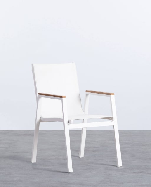 Outdoor Chair in Aluminium Korce