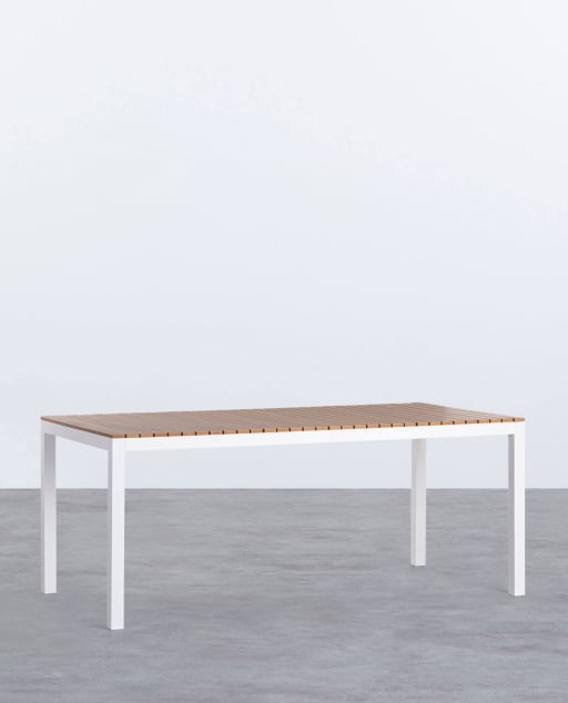 Rectangular Outdoor Table in Aluminium (180x90 cm) Korce