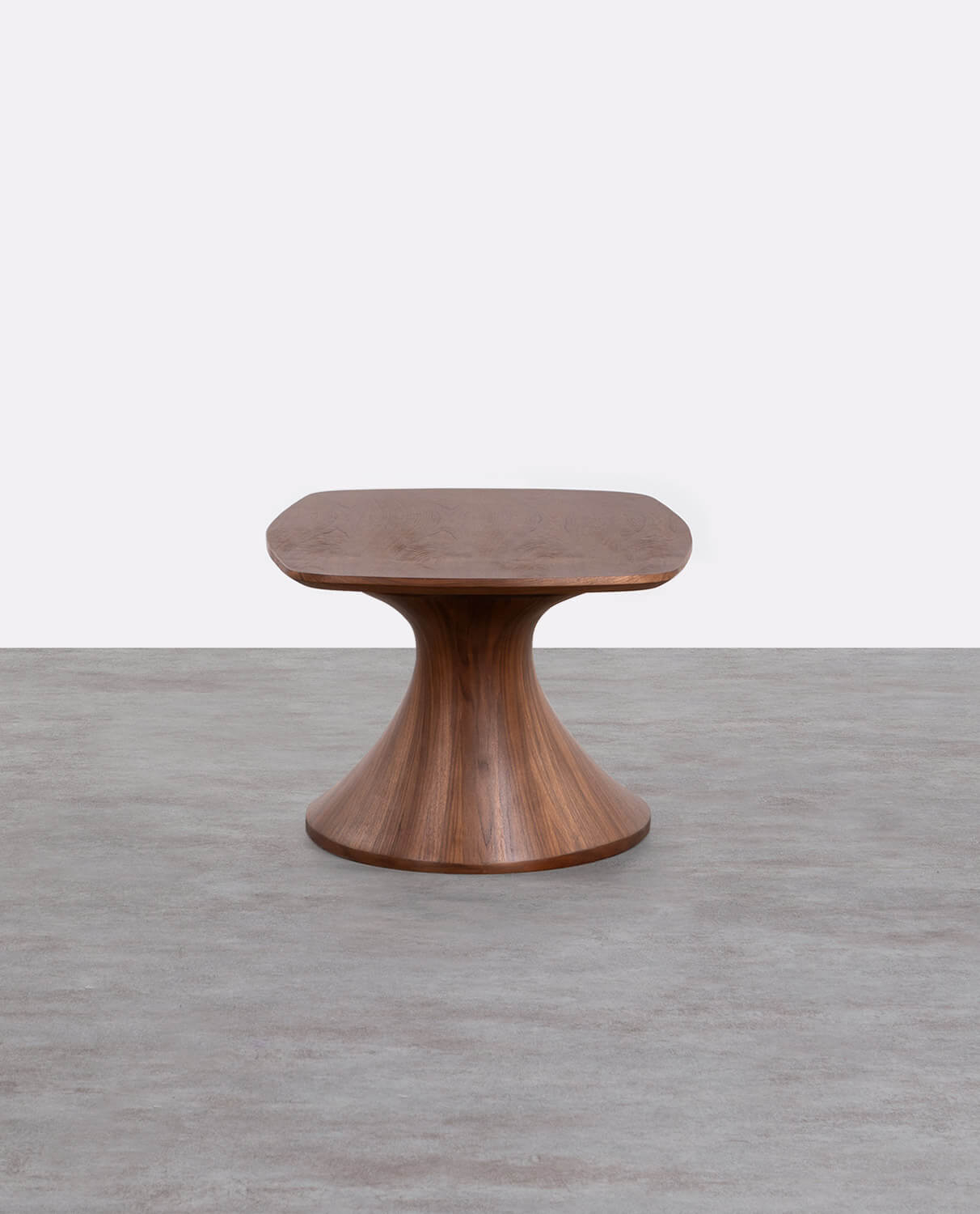 Rectangular Wood and Fiberglass Coffee Table (130x70 cm) Flawas, gallery image 5