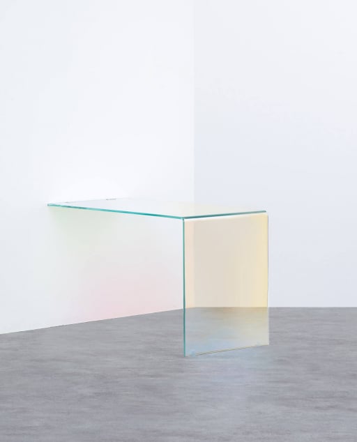 Tempered Glass Desk Iris