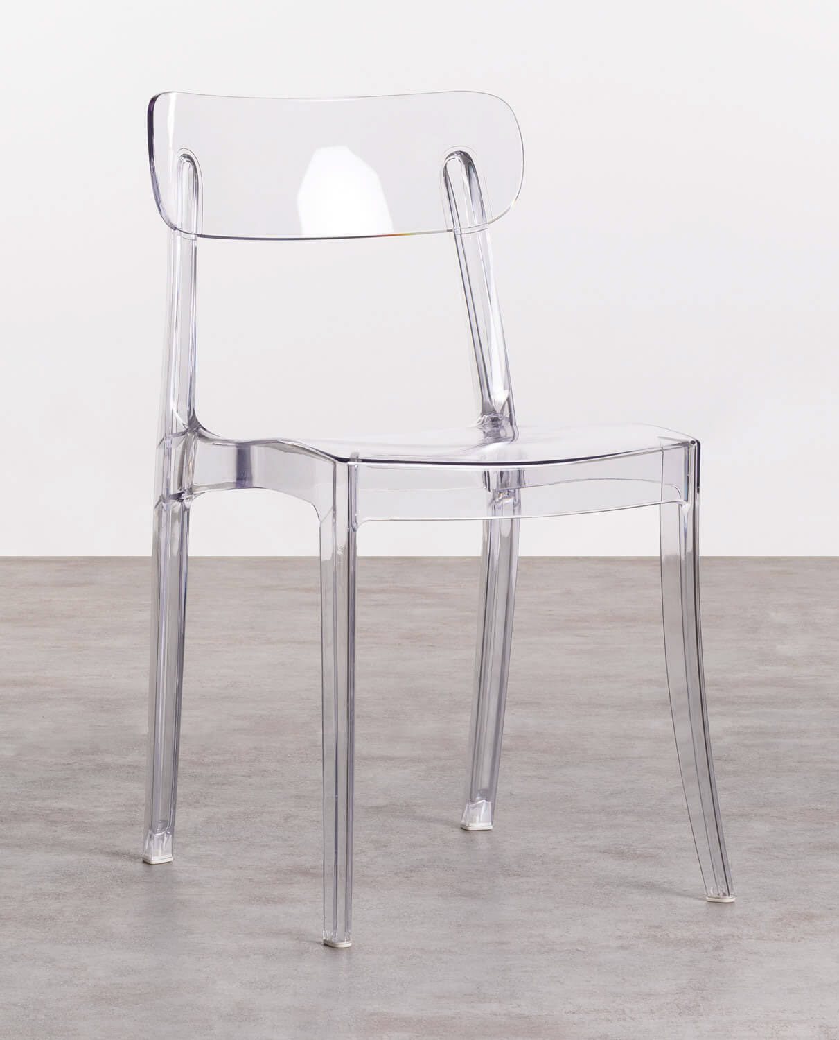 Pack 2 Dining Chairs in Polycarbonate Arlet, gallery image 1