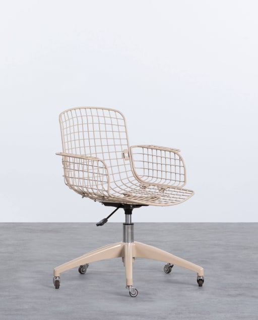Vintage High Back Desk Chair Aras Trend - Arabian Brown
