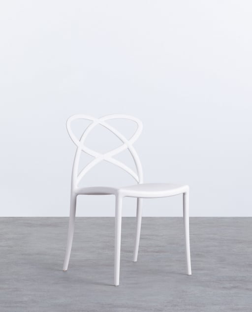 Pack 2 Dining Chairs in Polypropylene Cielo