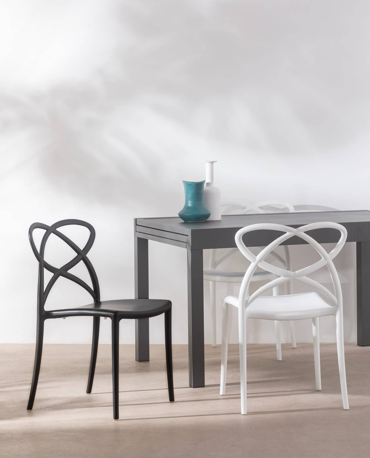 Pack 2 Dining Chairs in Polypropylene Cielo, gallery image 2