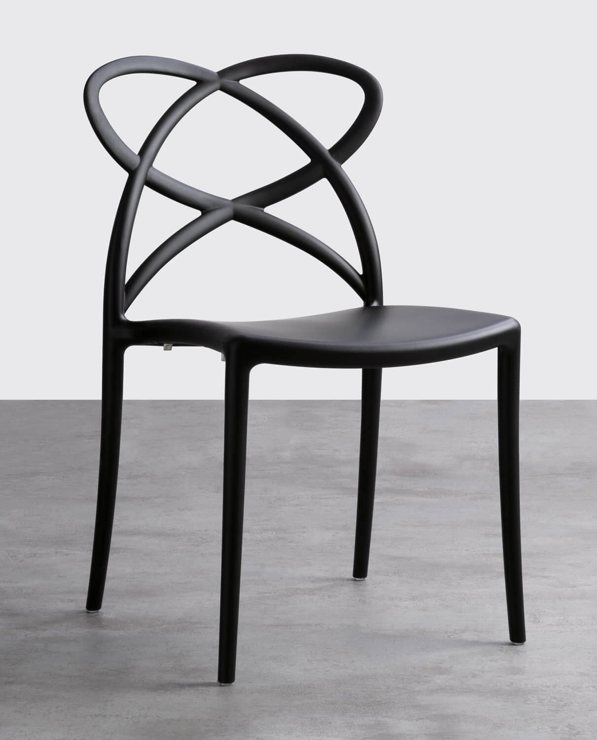 Pack 4 Dining Chairs in Polypropylene Cielo, gallery image 1