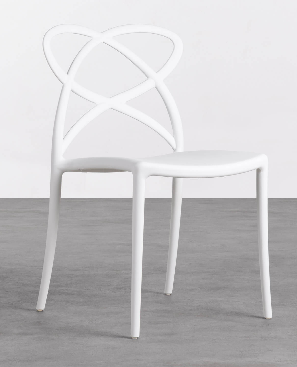 Pack 4 Dining Chairs in Polypropylene Cielo, gallery image 1