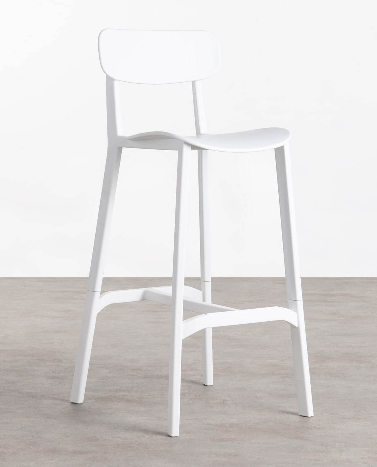 Pack of 2 Polypropylene High Stools (79 cm) Catta, gallery image 1