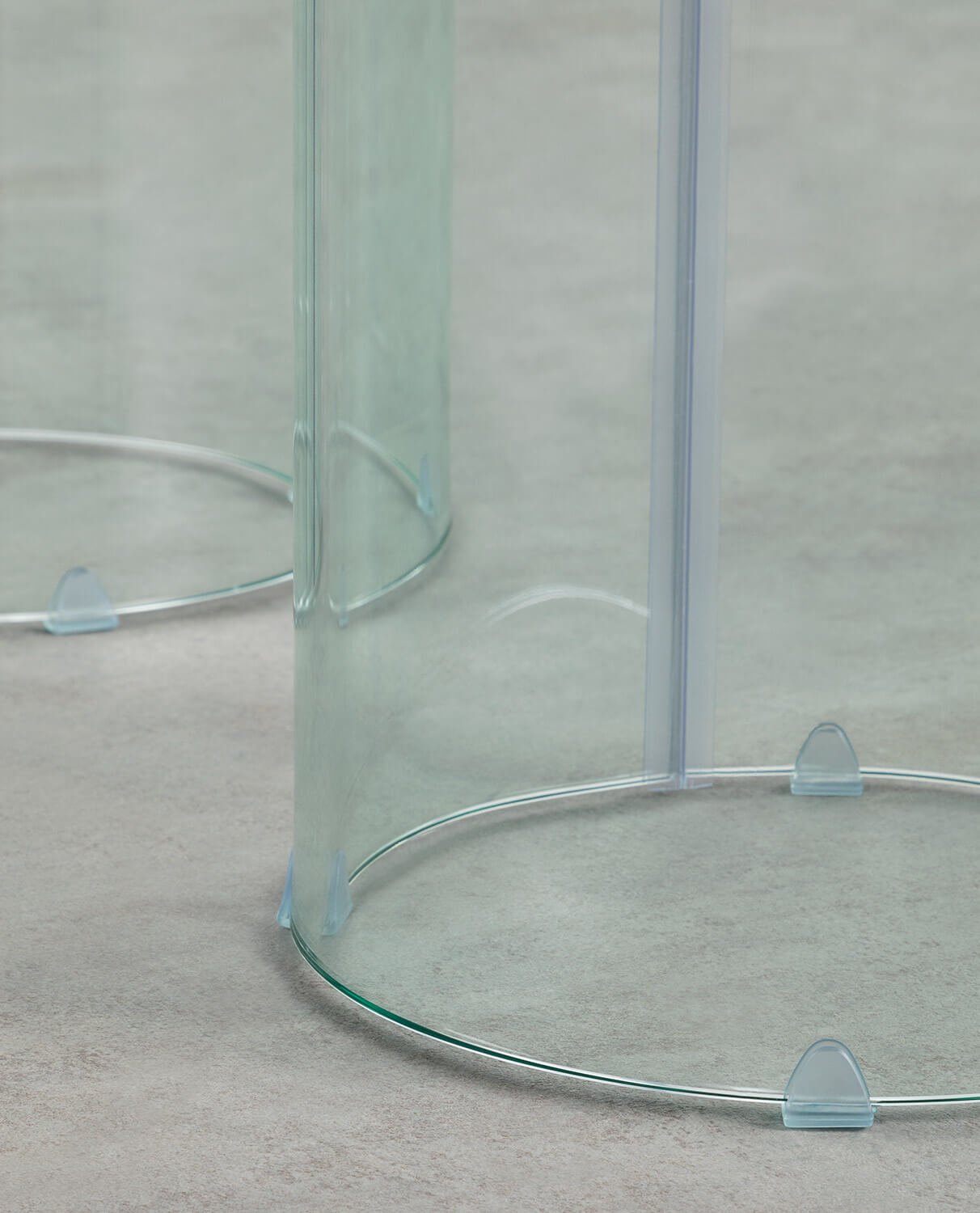 Oval Coffee Table in Tempered Glass (120x60 cm) Kolu, gallery image 5