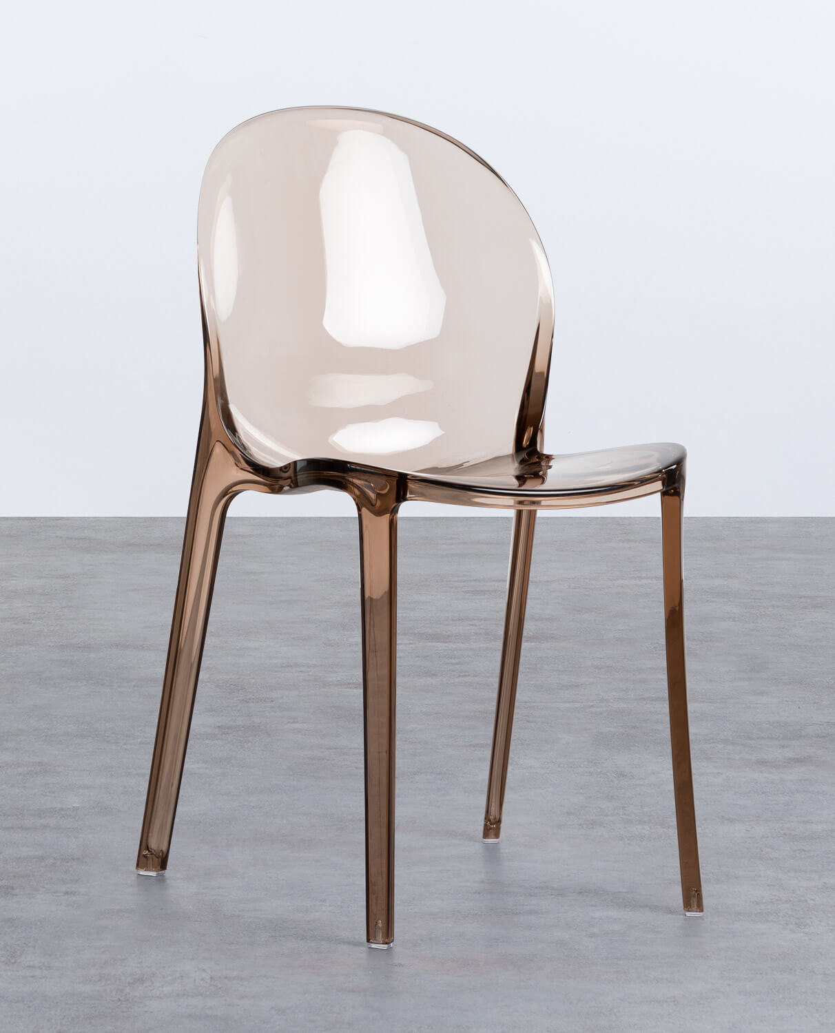 Pack 4 Polycarbonate Dining Chairs Imatra, gallery image 1