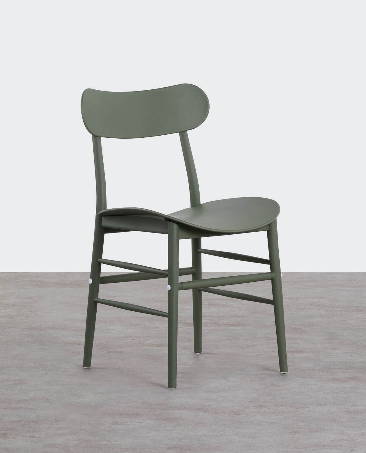 Pack 2 Polypropylene Dining Chairs Beril, gallery image 1