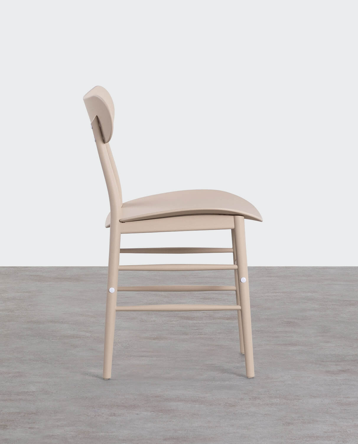 Pack 4 Polypropylene Dining Chairs Beril, gallery image 2
