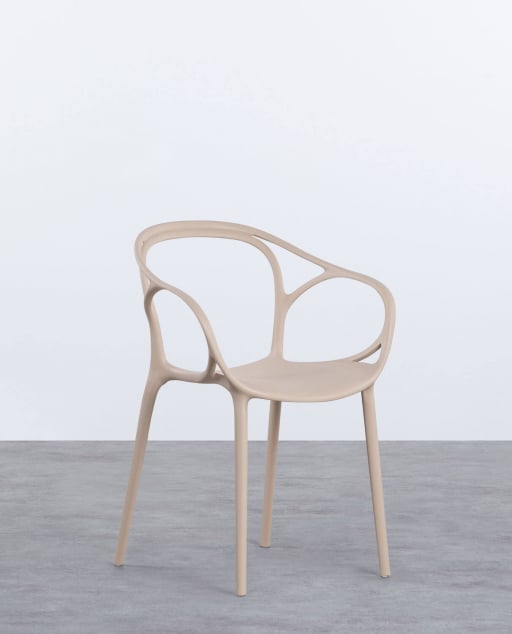 Polypropylene Dining Chair with Armrests Erbra