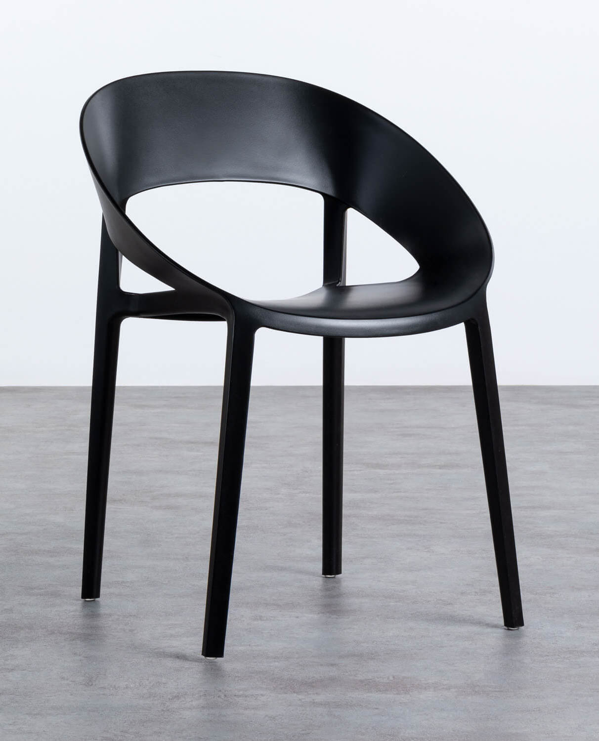 Pack of 2 Polypropylene Outdoor Chairs Lara, gallery image 1