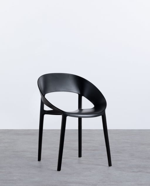 Pack of 4 Polypropylene Dining Chairs Lara