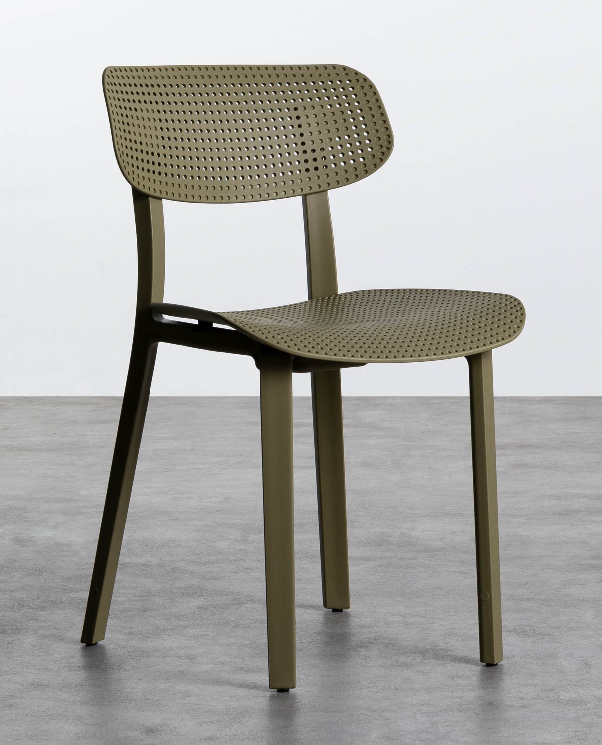 Pack of 2 Outdoor Polypropylene Chairs Dasi Rejilla, gallery image 1
