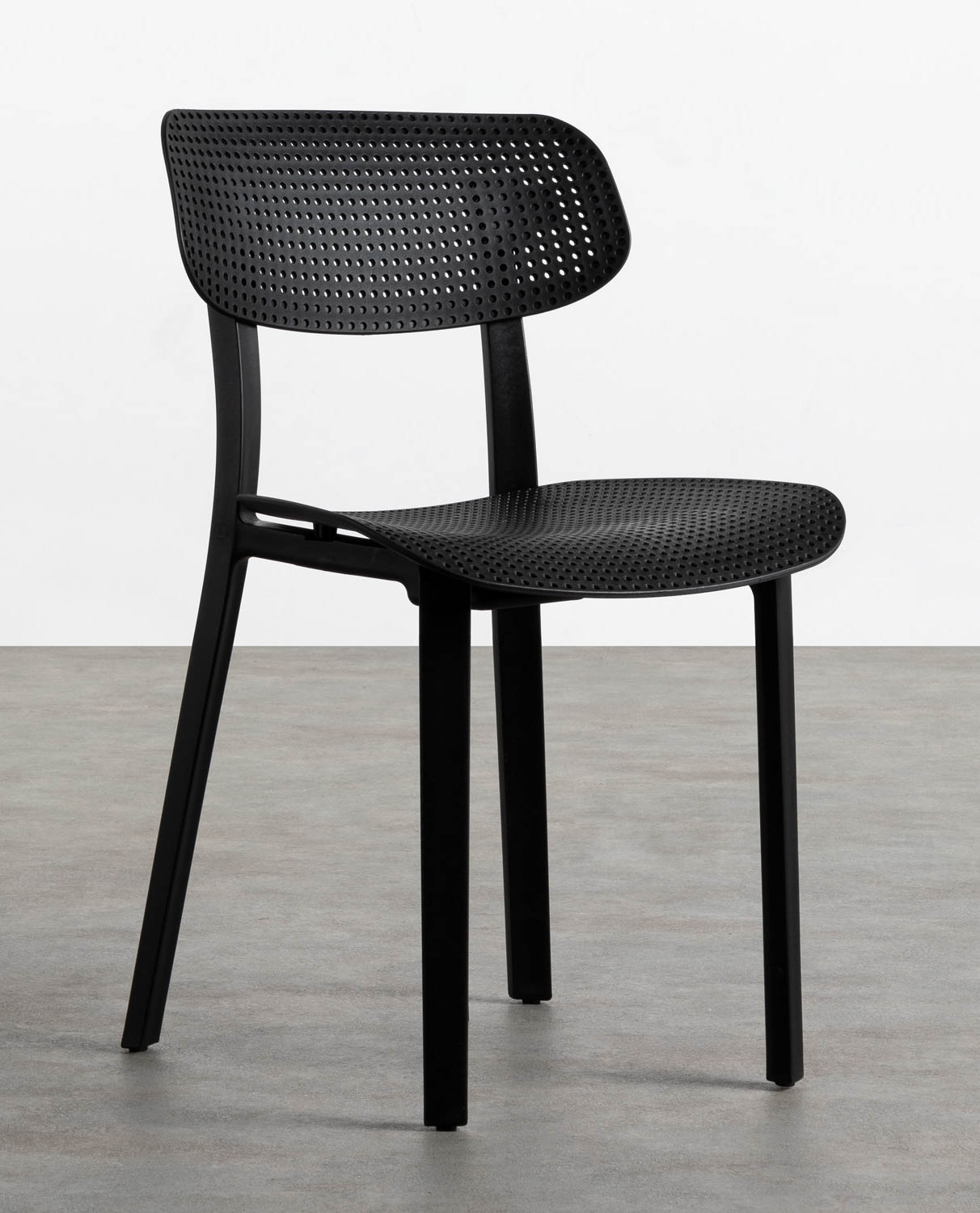 Pack 4 Polypropylene Dining Chairs Dasi Rejilla, gallery image 1