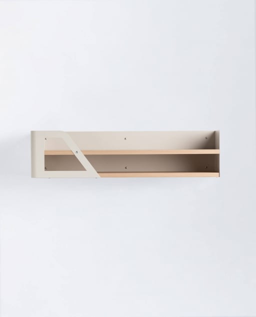 Wood and Metal Wall Shelf India