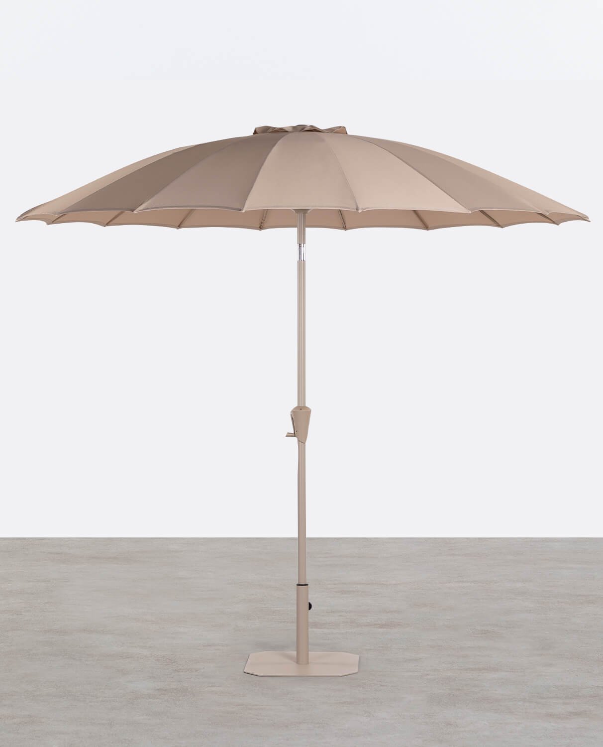 Garden and Terrace Parasol with Metal Parasol Stand Pack Somer, gallery image 1