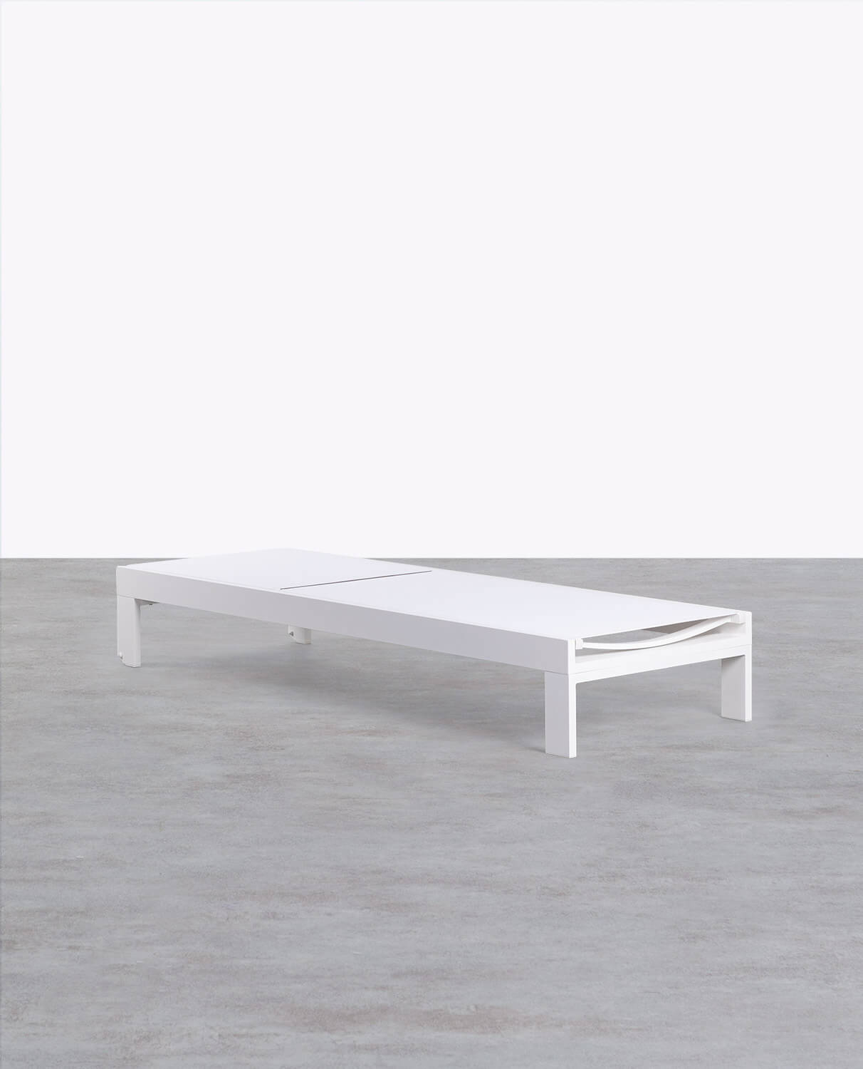 Aluminium and Fabric Reclining Sun Lounger New Kreta, gallery image 2