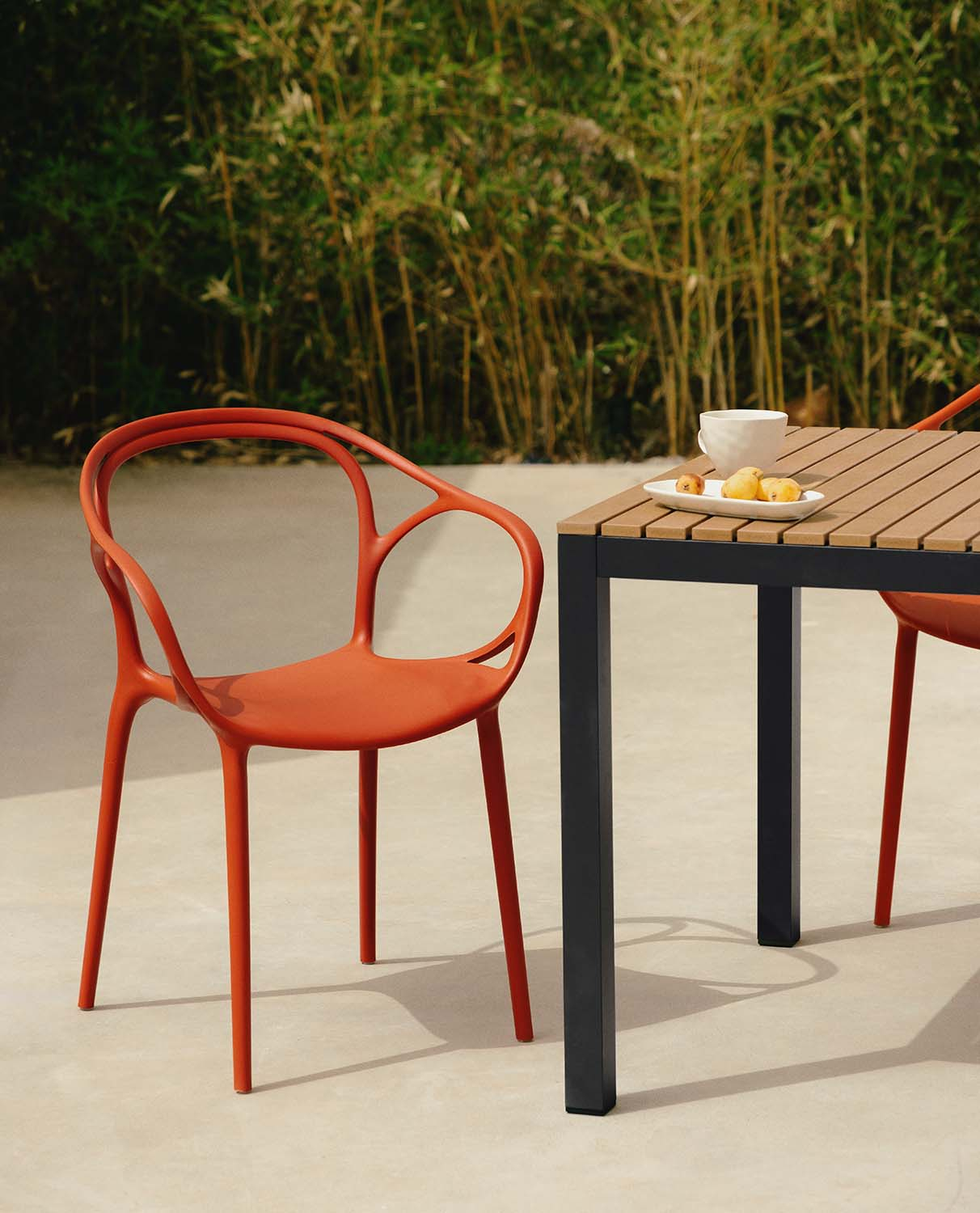 Pack of 2 Polypropylene Outdoor Chairs with Armrests Erbra, gallery image 2