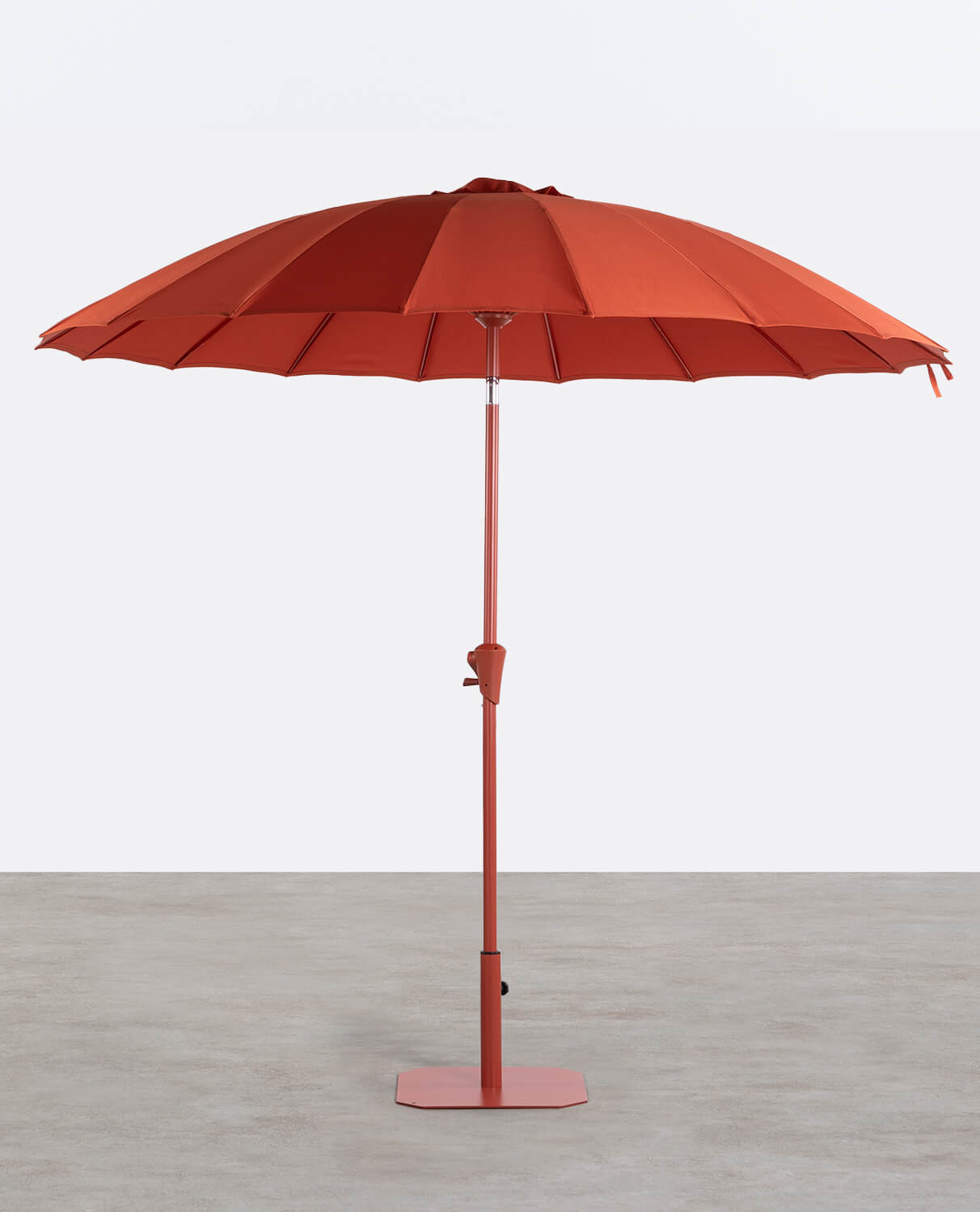 Garden and Terrace Parasol with Metal Parasol Stand Pack Somer, gallery image 1