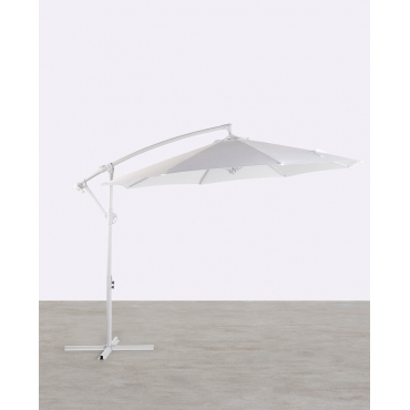 Garden and Terrace Parasol (Ø293 cm) Irabu White Alabaster - The Masie