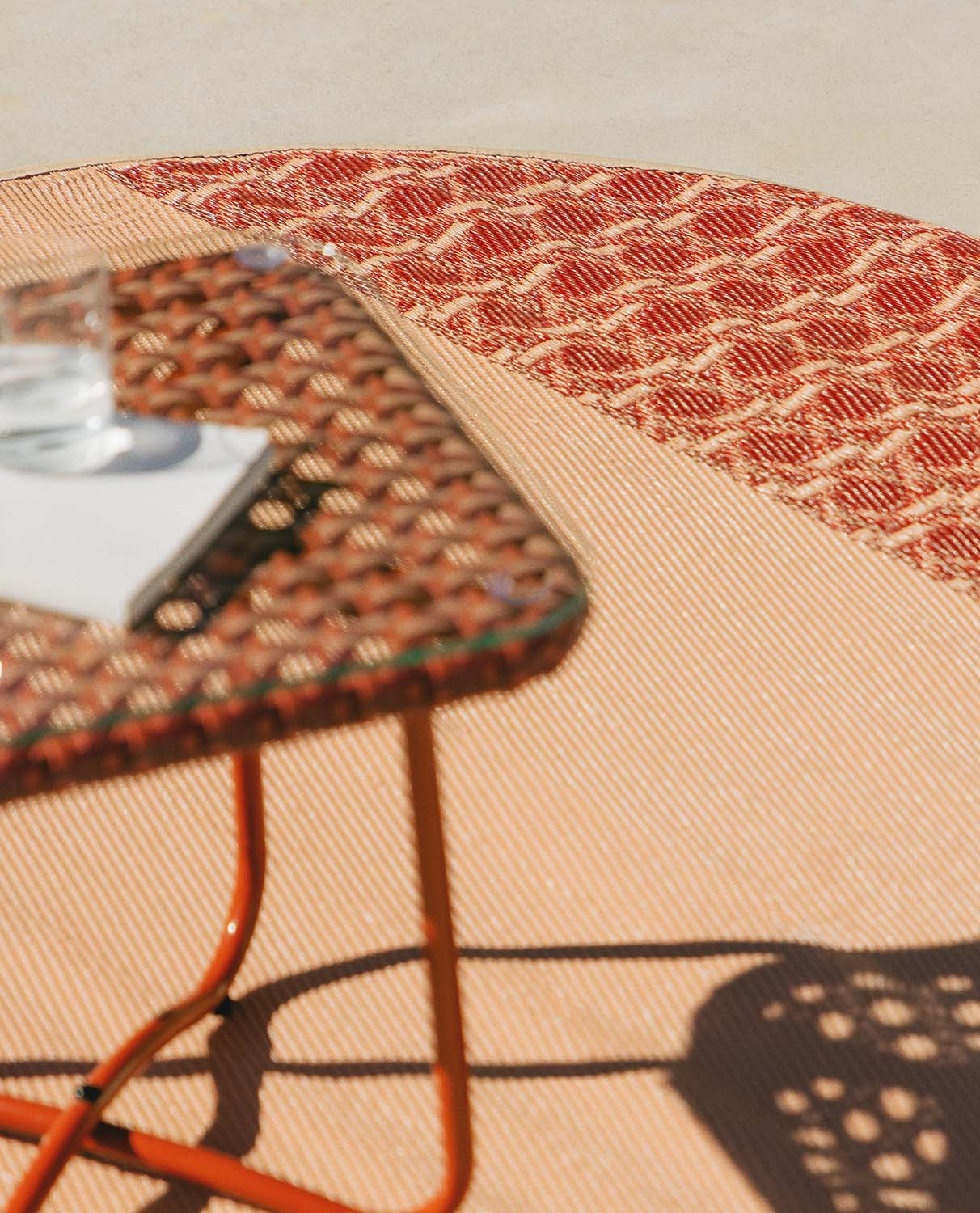 Round Polypropylene Outdoor Rug (Ø150 cm) Tramuntan, gallery image 2