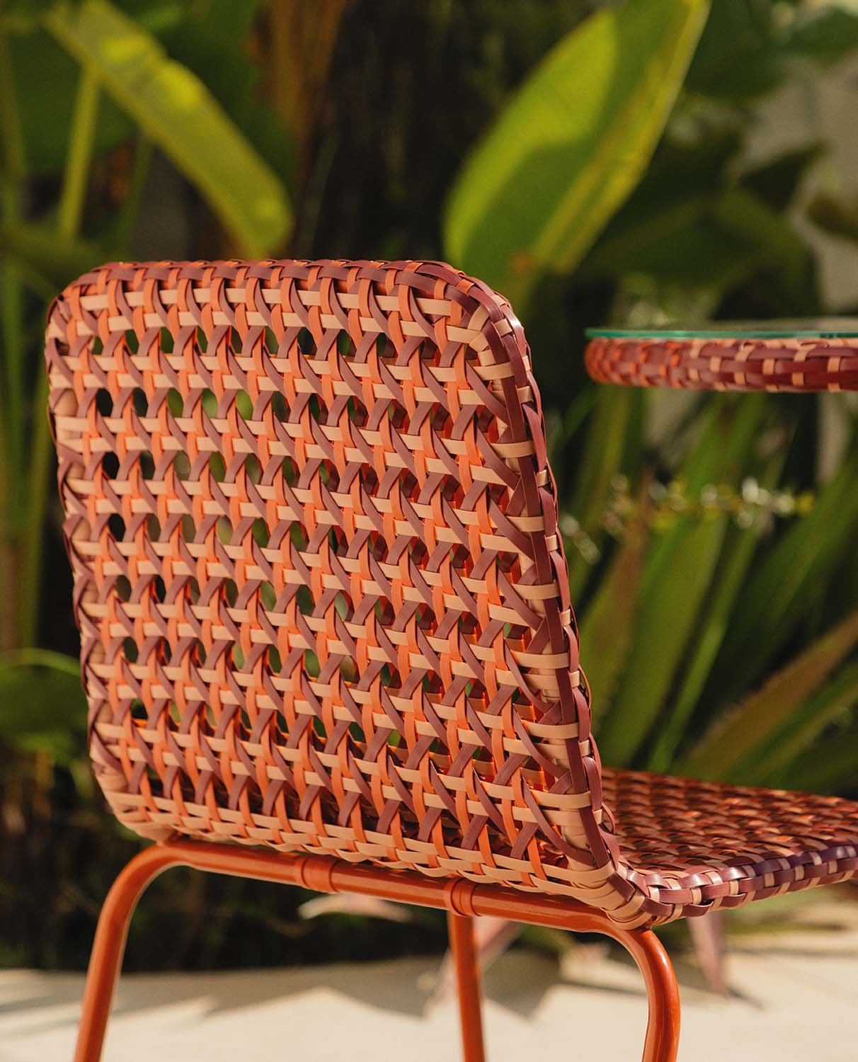 Pack 4 Outdoor Aluminium and Synthetic Rattan Chairs Roys, gallery image 2