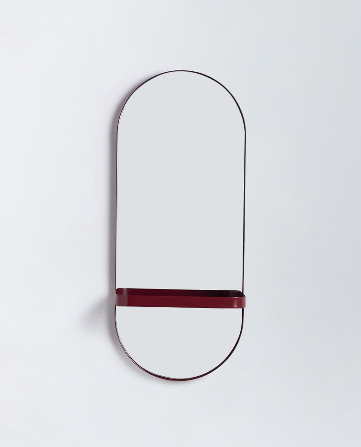 Wall Mirror with Metal Shelf Laiz, gallery image 1