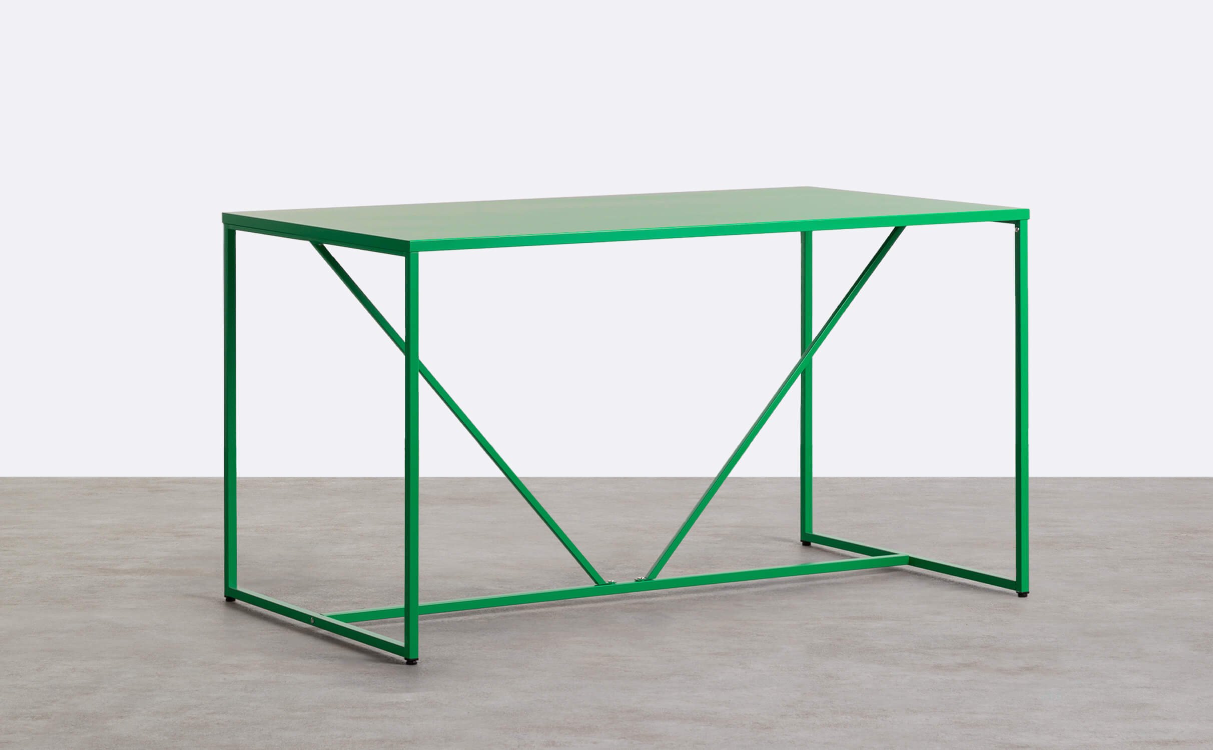 Ibiza Steel Laminate Dining Table (78x140 cm), gallery image 1