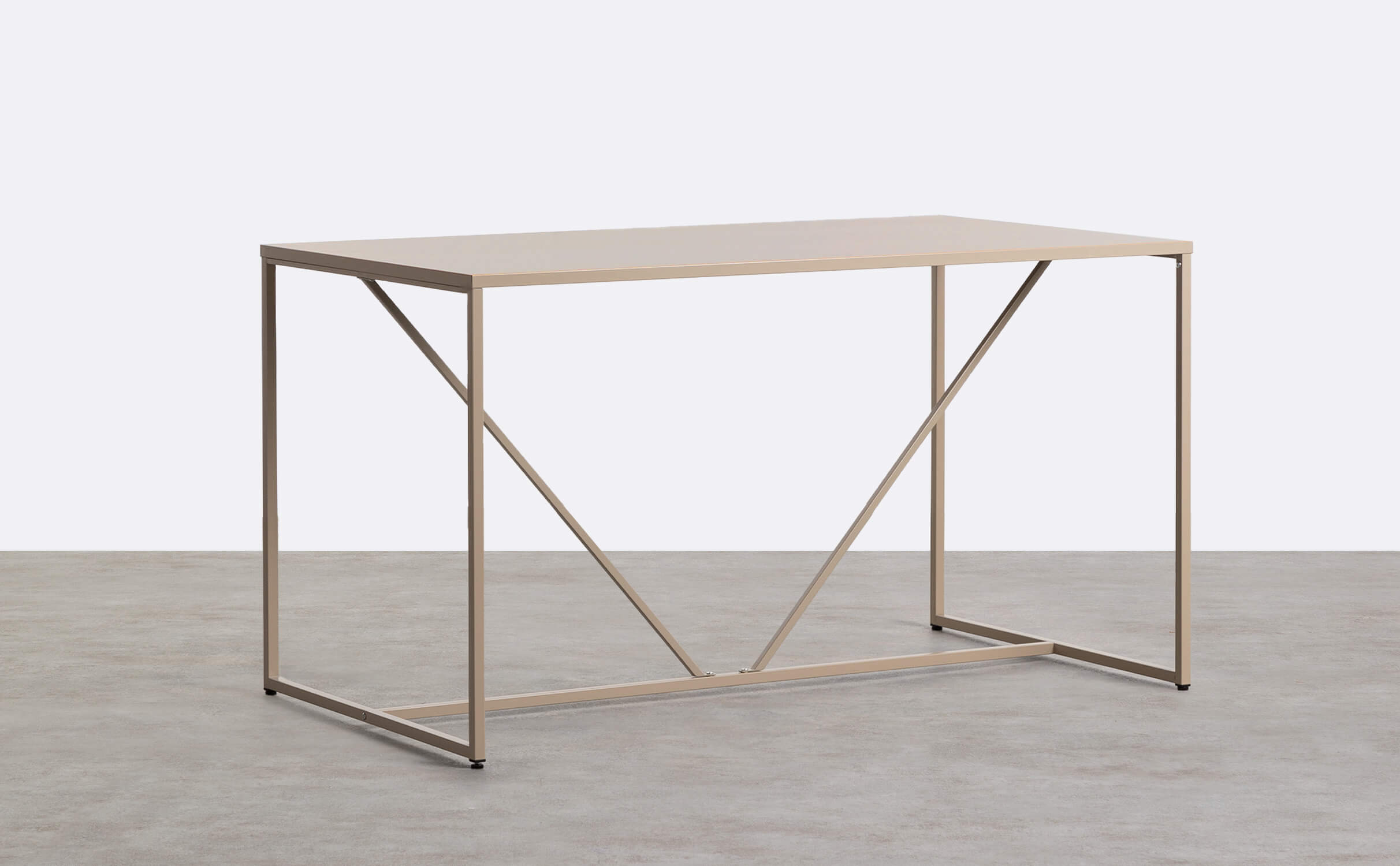 Ibiza Steel Laminate Dining Table 78x140 cm