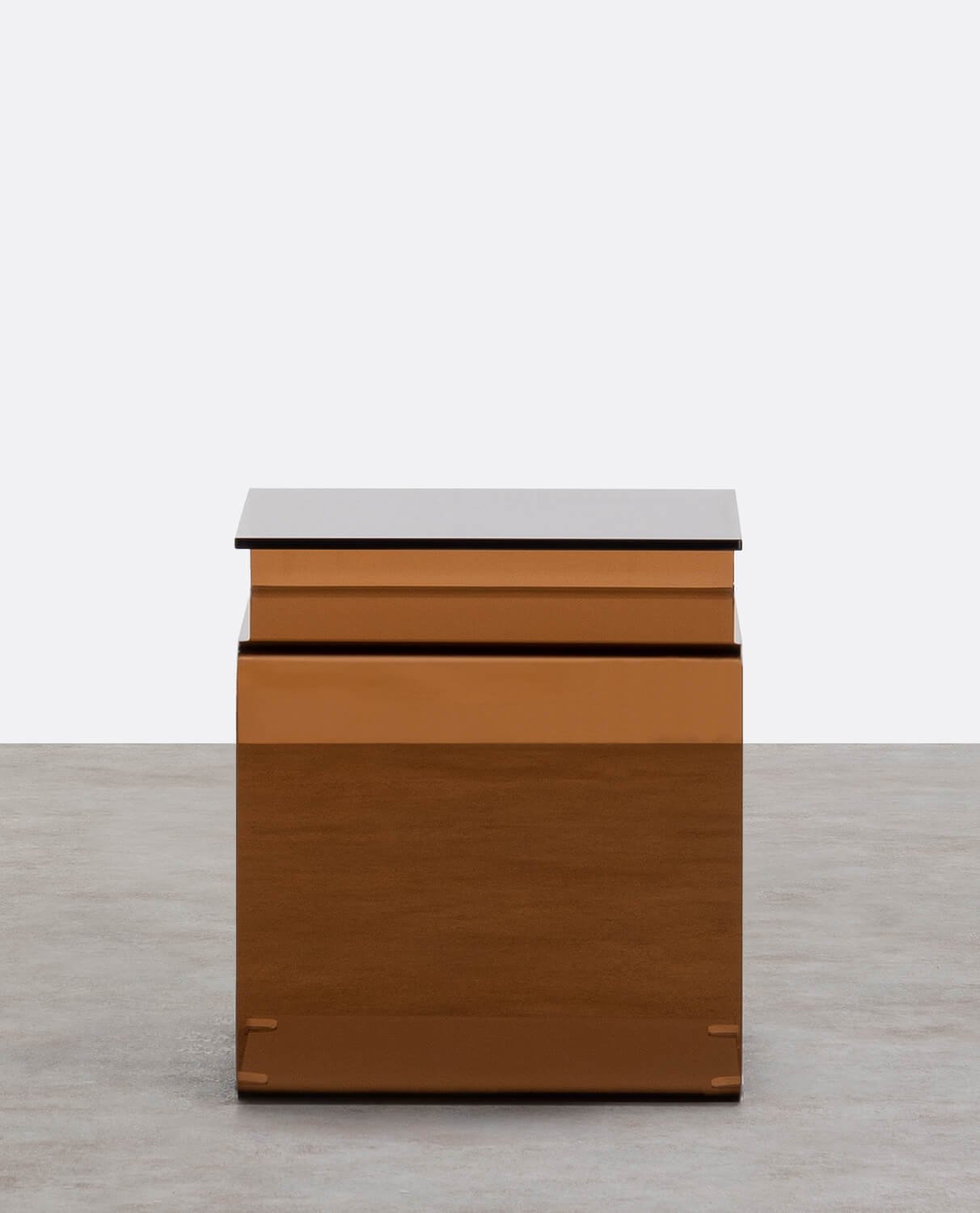 Square Glass Side Table (42x38 cm) Erox, gallery image 3