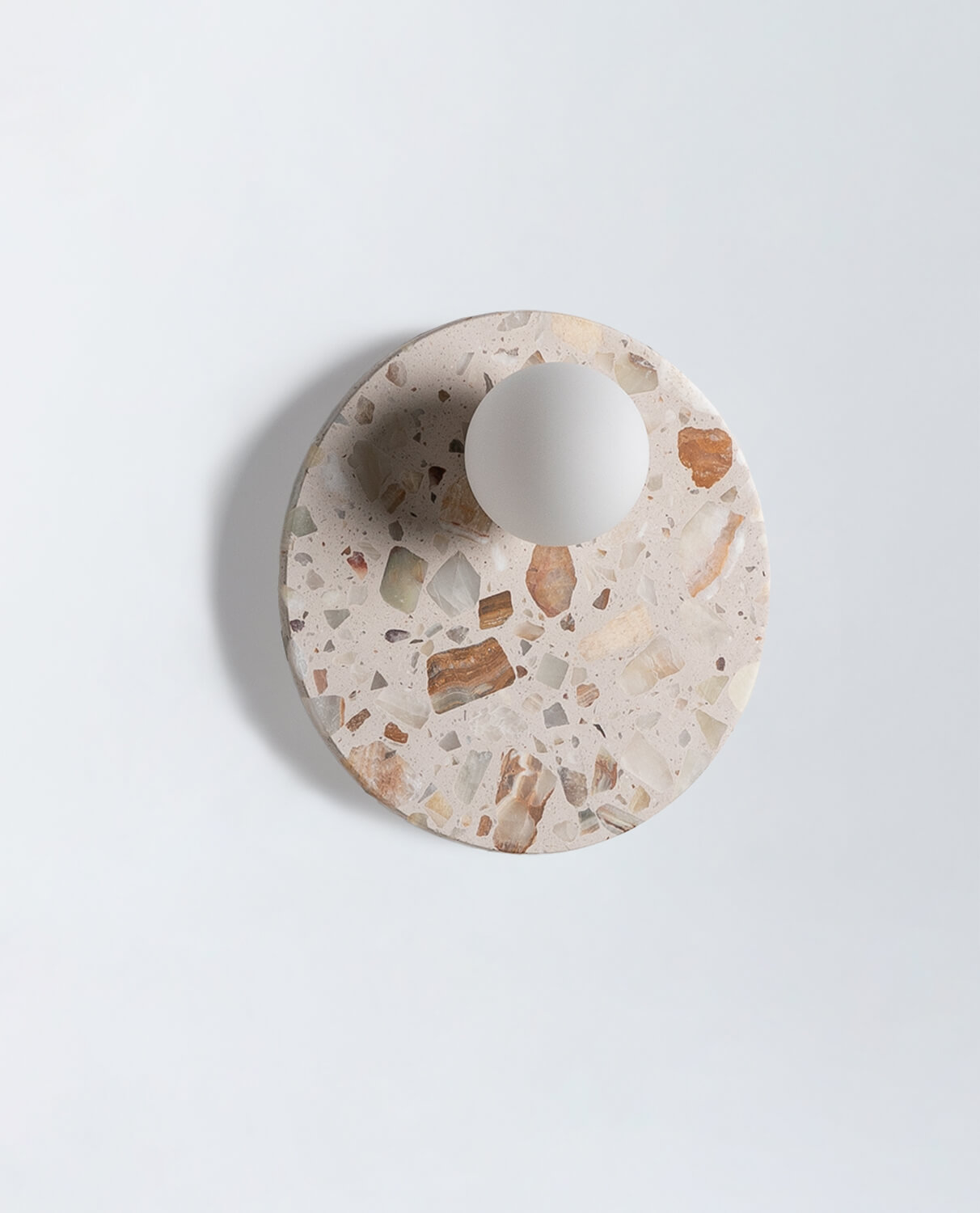 Side Sphere Wall Sconce Terrazzo Lunas, gallery image 1