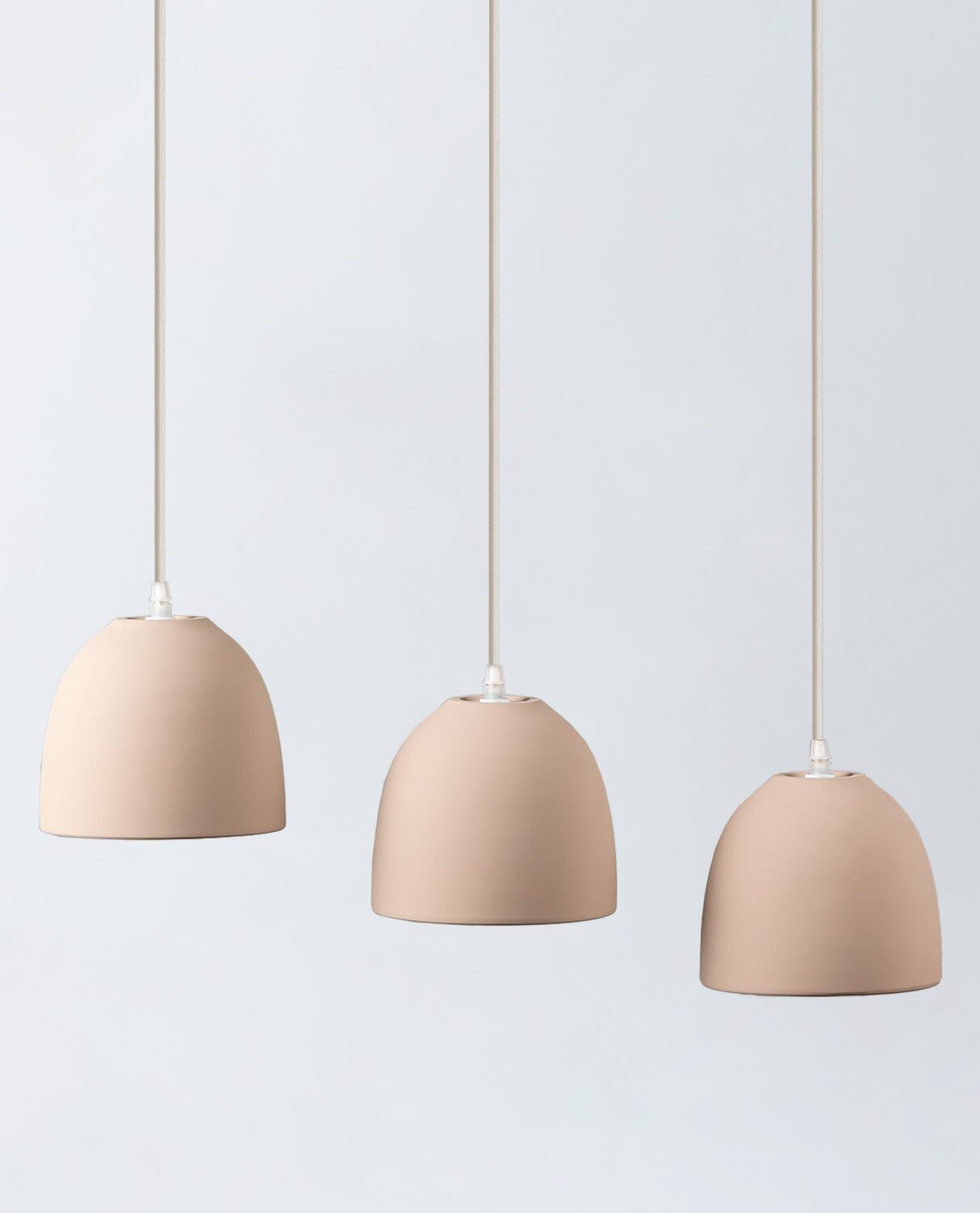 3-Light Ceramic Ceiling Lamp Beatrix, gallery image 1