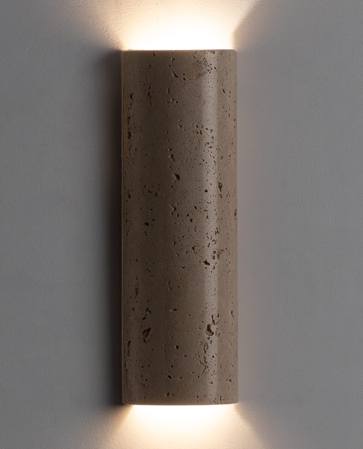 Travertine Marble Wall Sconce Nahir, gallery image 2