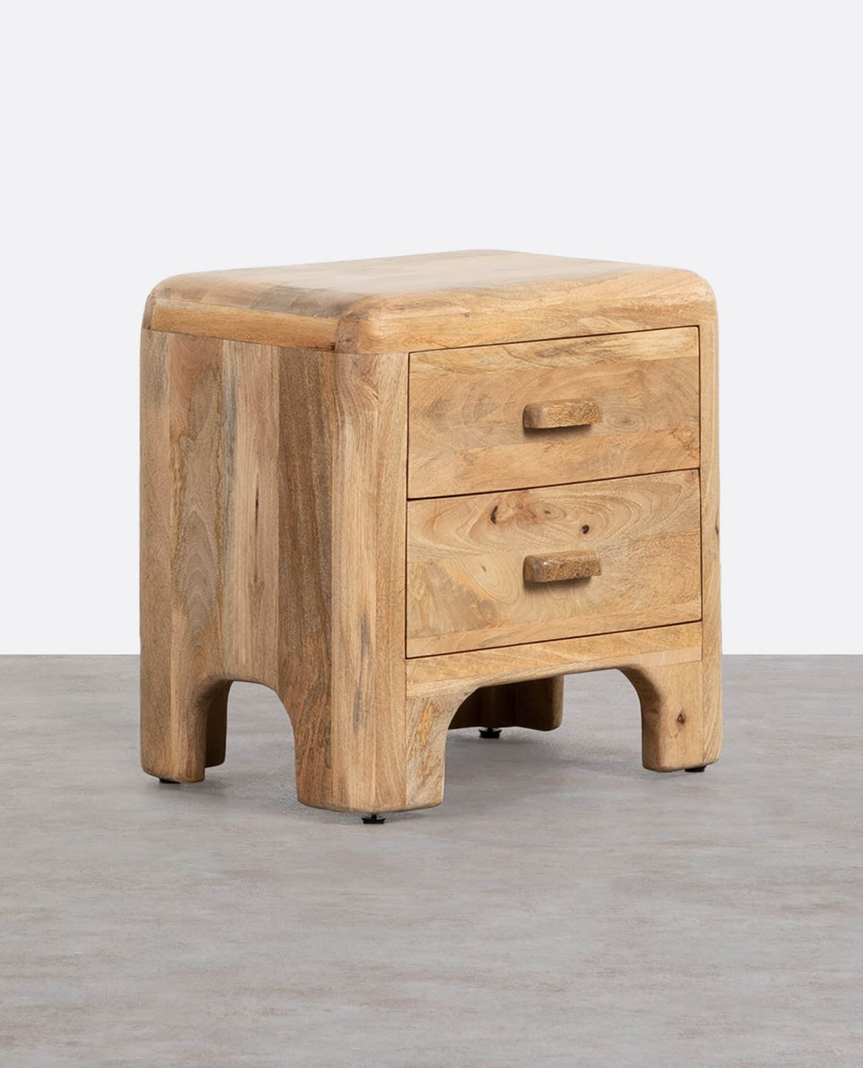 Mango Wood Bedside Table (55,5 x 42,5 cm) Reichel, gallery image 1