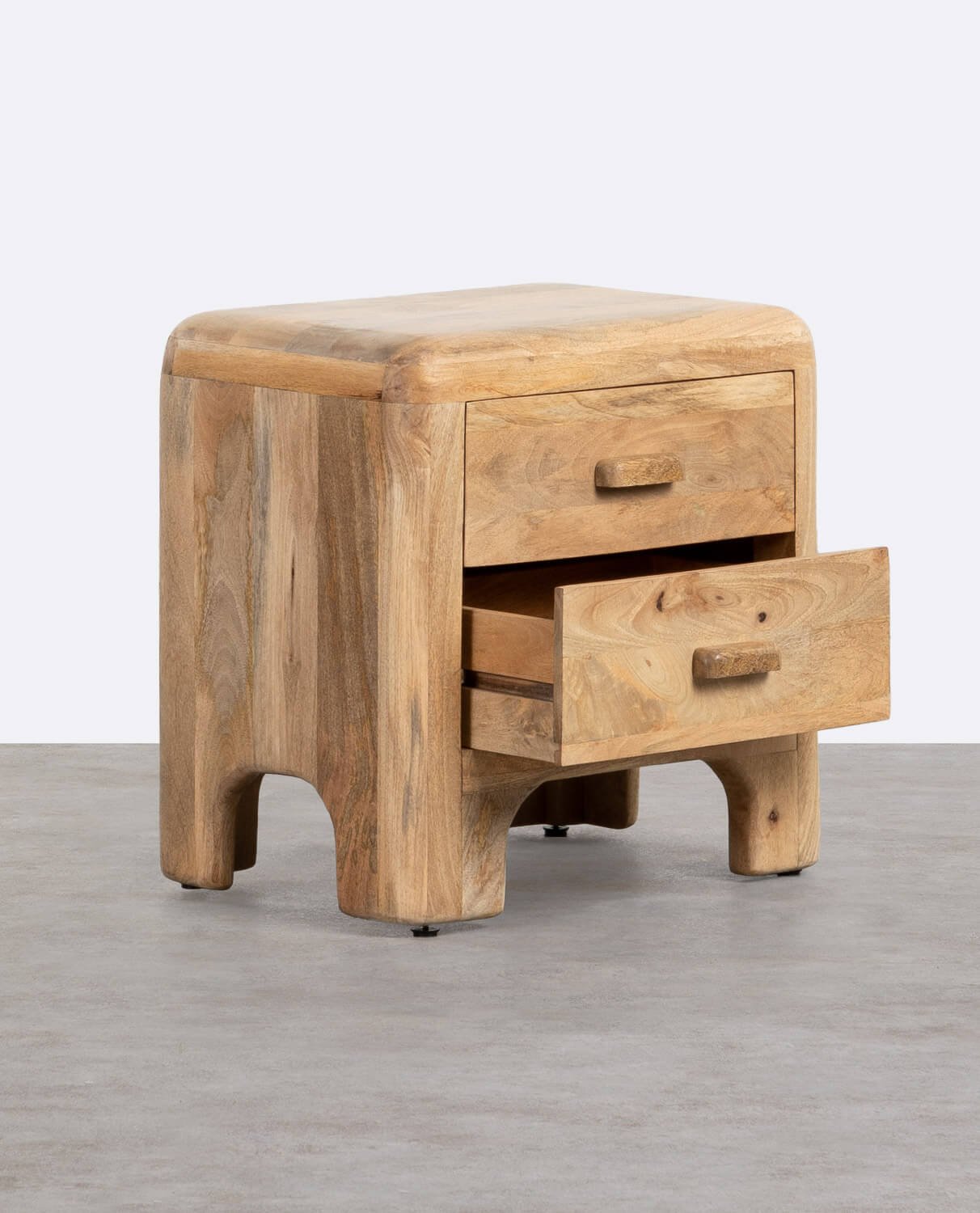 Mango Wood Bedside Table (55,5 x 42,5 cm) Reichel, gallery image 2