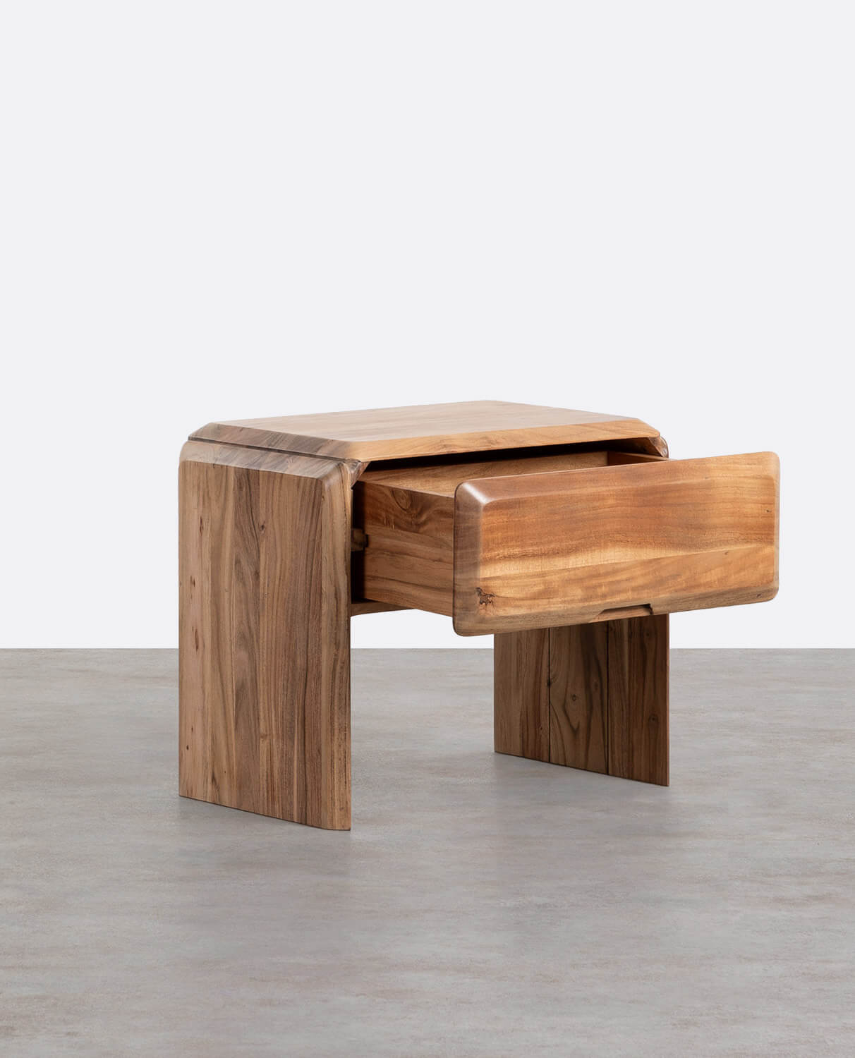 Mango Wood Bedside Table (60X40 cm) Lucil, gallery image 2