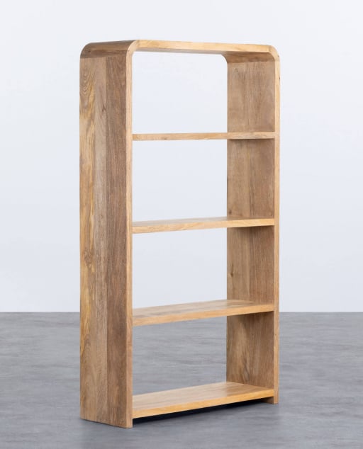 Mango Wood Shelving Unit (181x100 cm) Vanile