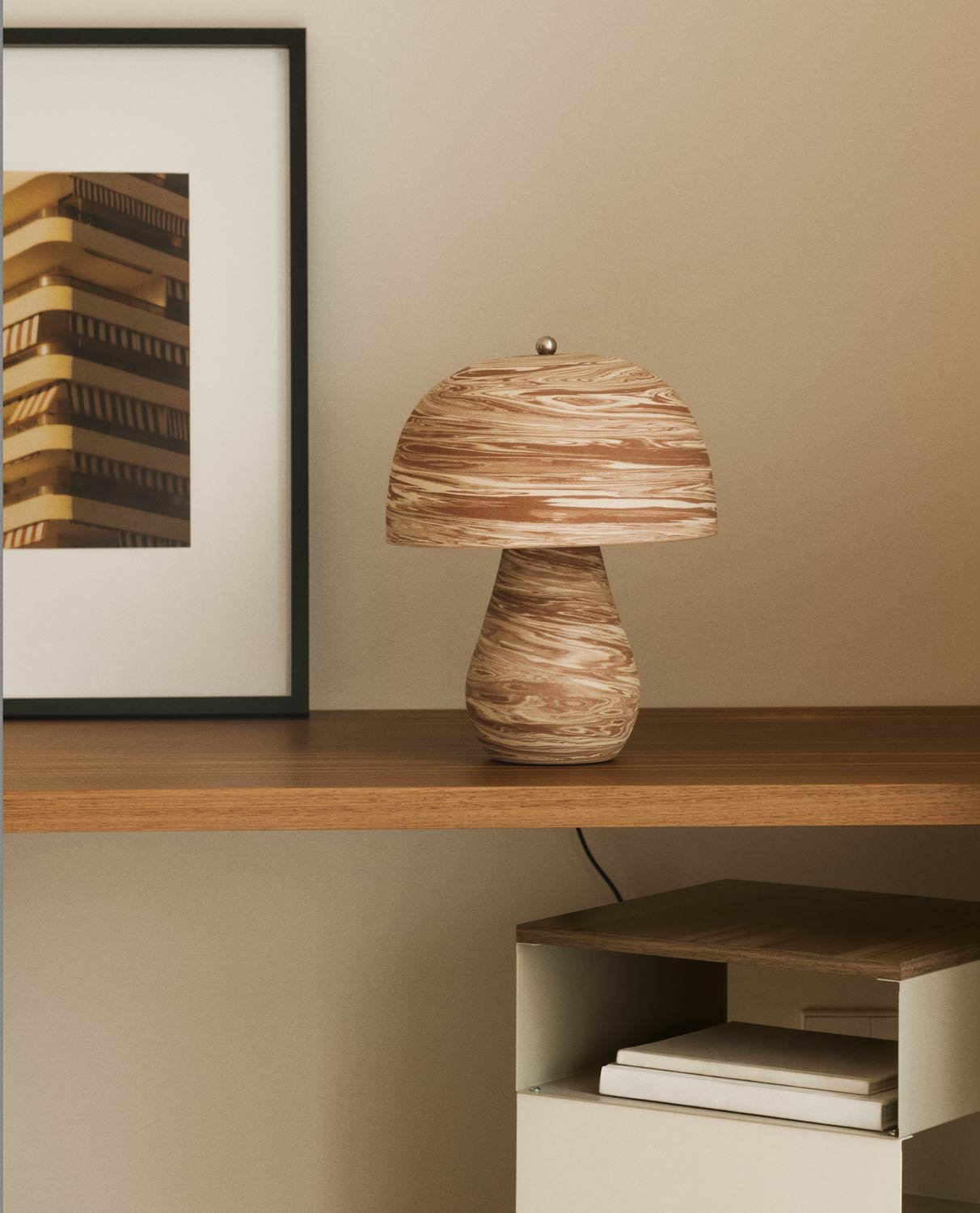 Lira Terracotta Table Lamp, gallery image 2