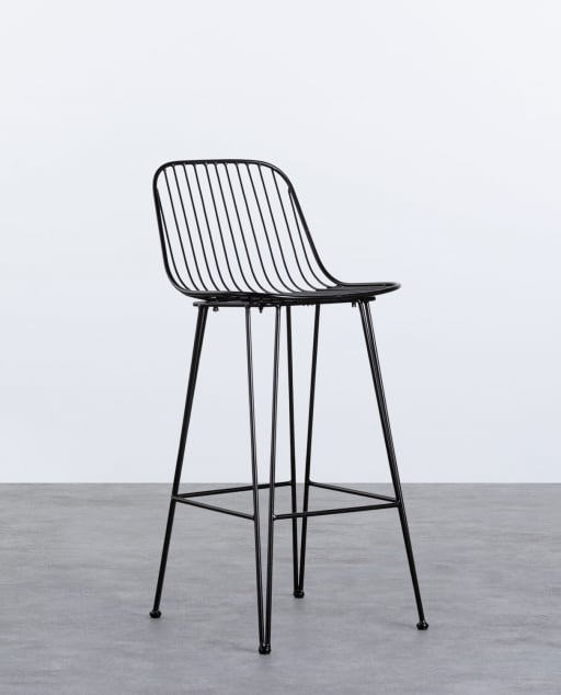 Pack of 4 High Metal Stools (67 cm) Born