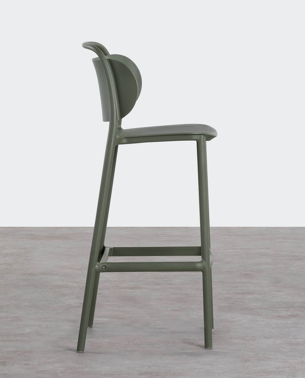 Pack of 4 High Polypropylene Stools (77 cm) Kole, gallery image 2