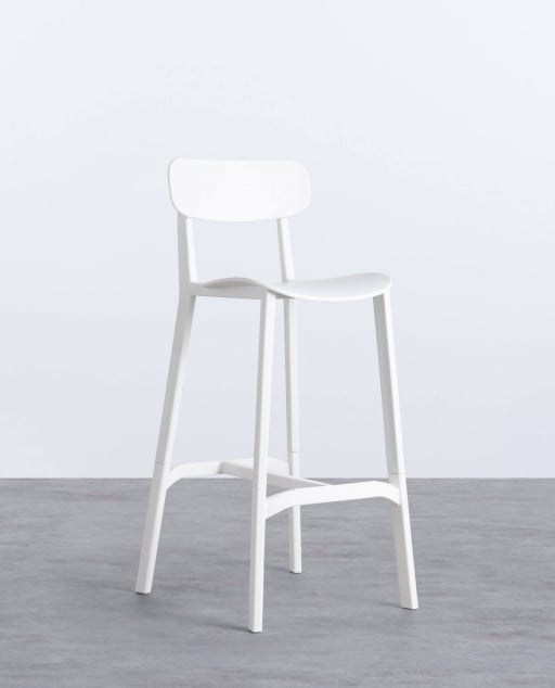 Pack of 4 Catta Polypropylene High Stools (79 cm)