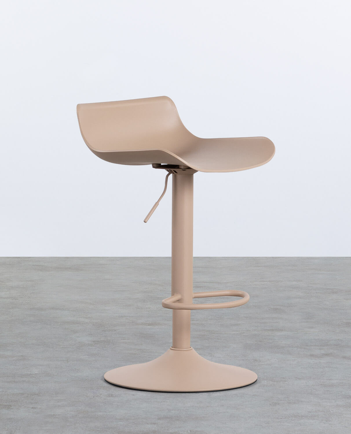 Pack 4 Adjustable High Stools made of Polyethylene and Metal Corea, gallery image 1