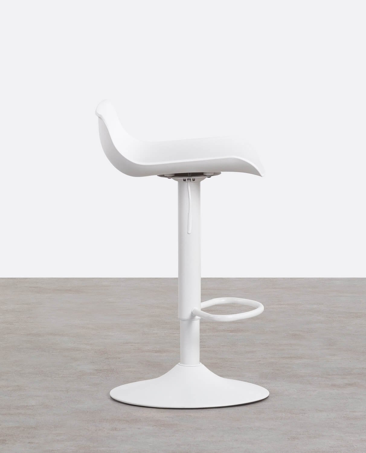 Pack 4 Adjustable High Stools made of Polyethylene and Metal Corea, gallery image 2