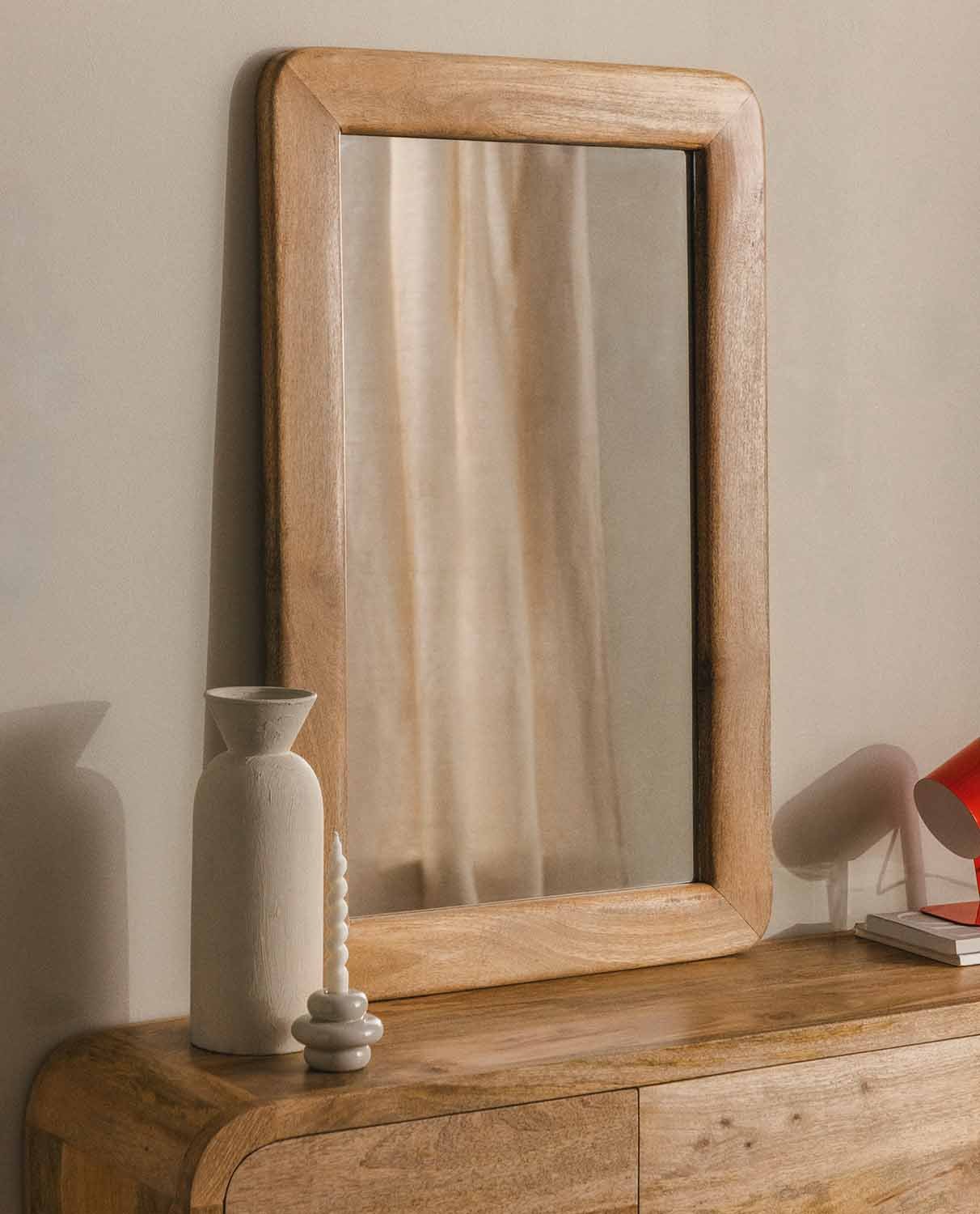 Reichel Mango Wood Wall Mirror, gallery image 2