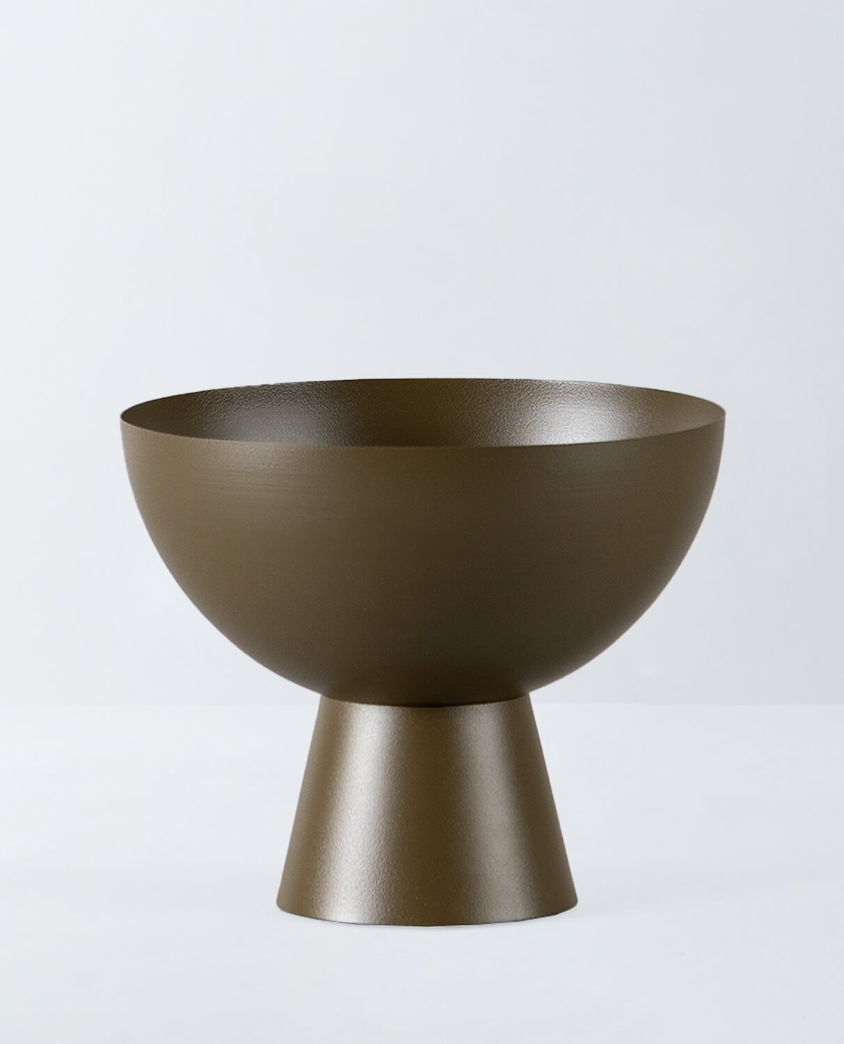 Decorative Metal Bowl with Base (Ø20 cm) Eladi, gallery image 1